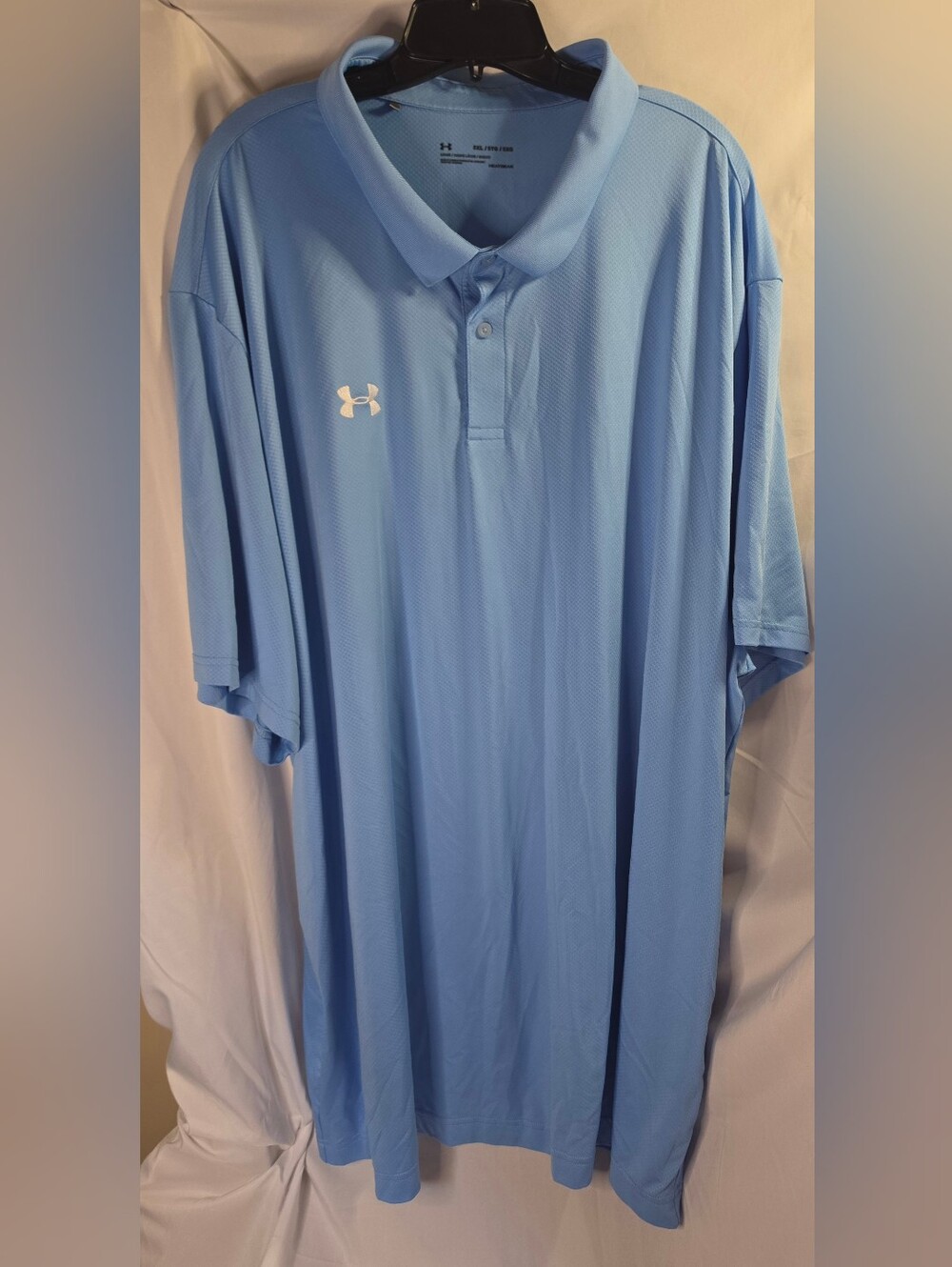Under Armour Men’s Light Blue Polo Shirt SZ 5XL